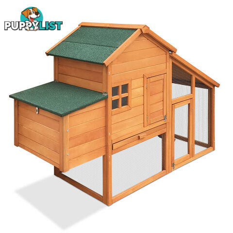 Wooden Pet Hutch with Nesting Box