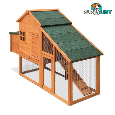 Wooden Pet Hutch with Nesting Box