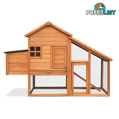 Wooden Pet Hutch with Nesting Box