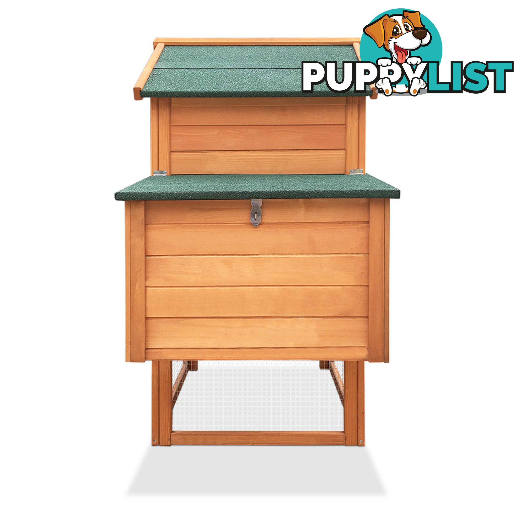 Wooden Pet Hutch with Nesting Box