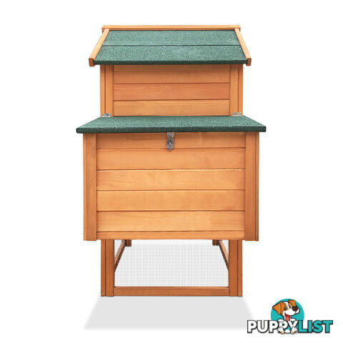 Wooden Pet Hutch with Nesting Box