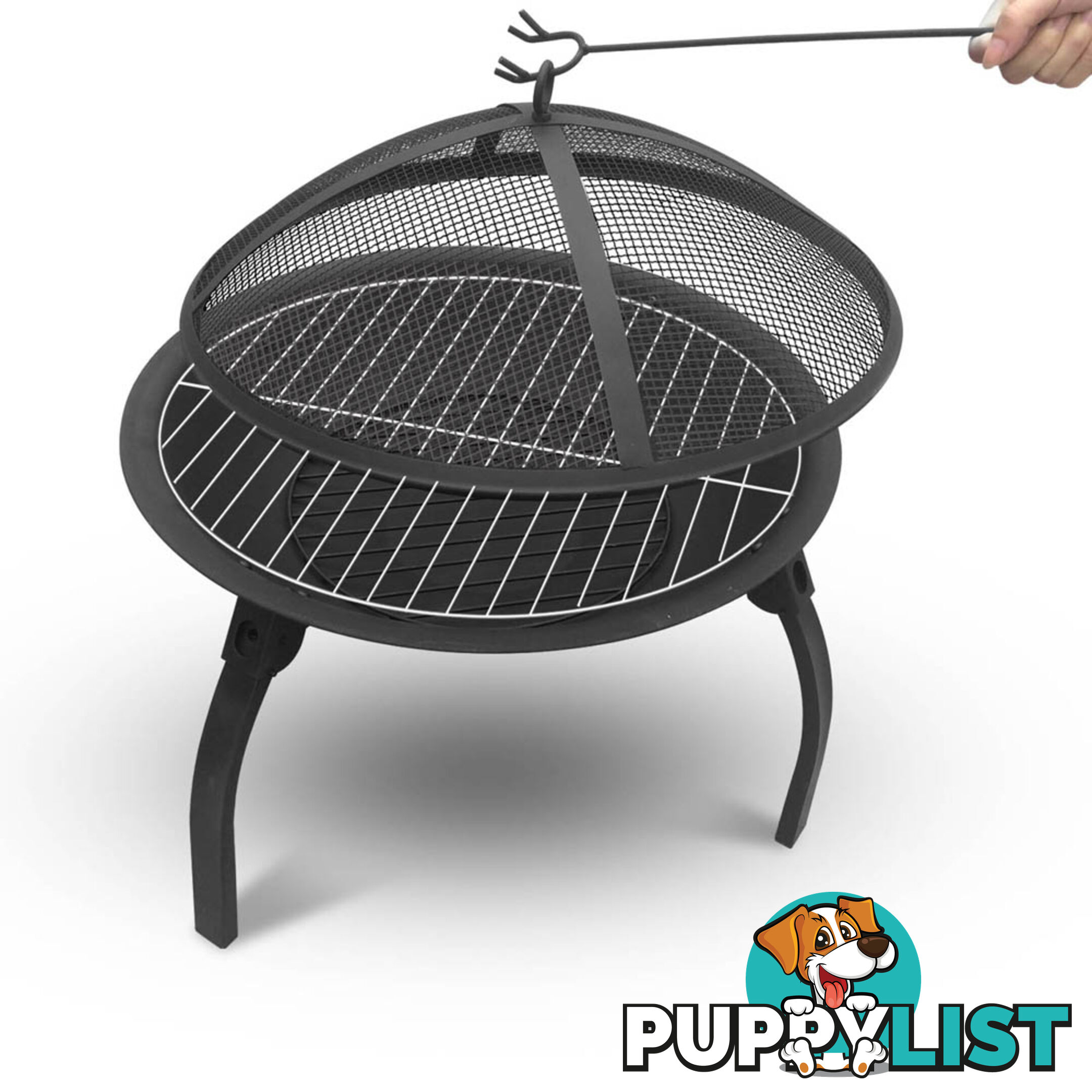 Portable Foldable Outdoor Fire Pit Fireplace