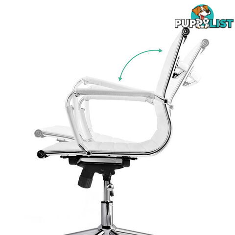 Eames Replica PU Leather Executive Designer Office Chair White