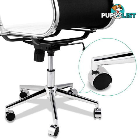 Eames Replica PU Leather Executive Designer Office Chair White