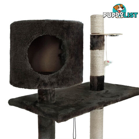 Cat Scratching Poles Post Furniture Tree 170cm Grey