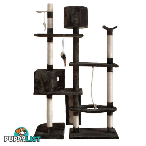 Cat Scratching Poles Post Furniture Tree 170cm Grey