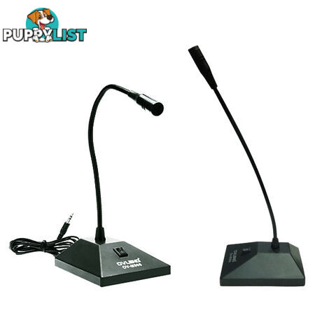 OVLENG OV-M900 3.5mm Plug Microphone with Desk Stand (Network Omnidirectional for Online Chat)