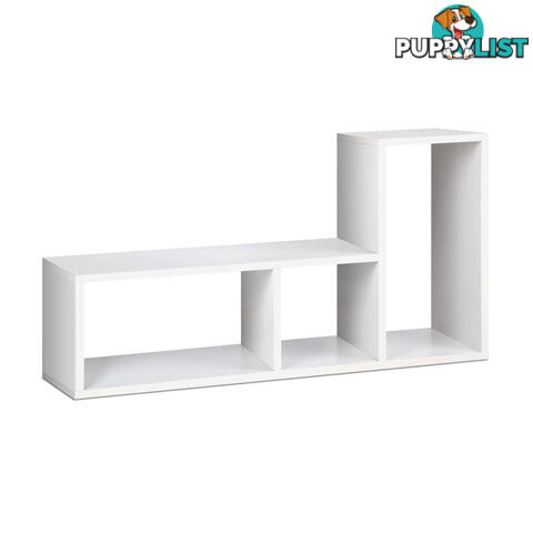 DIY L Shaped Display Shelf - White