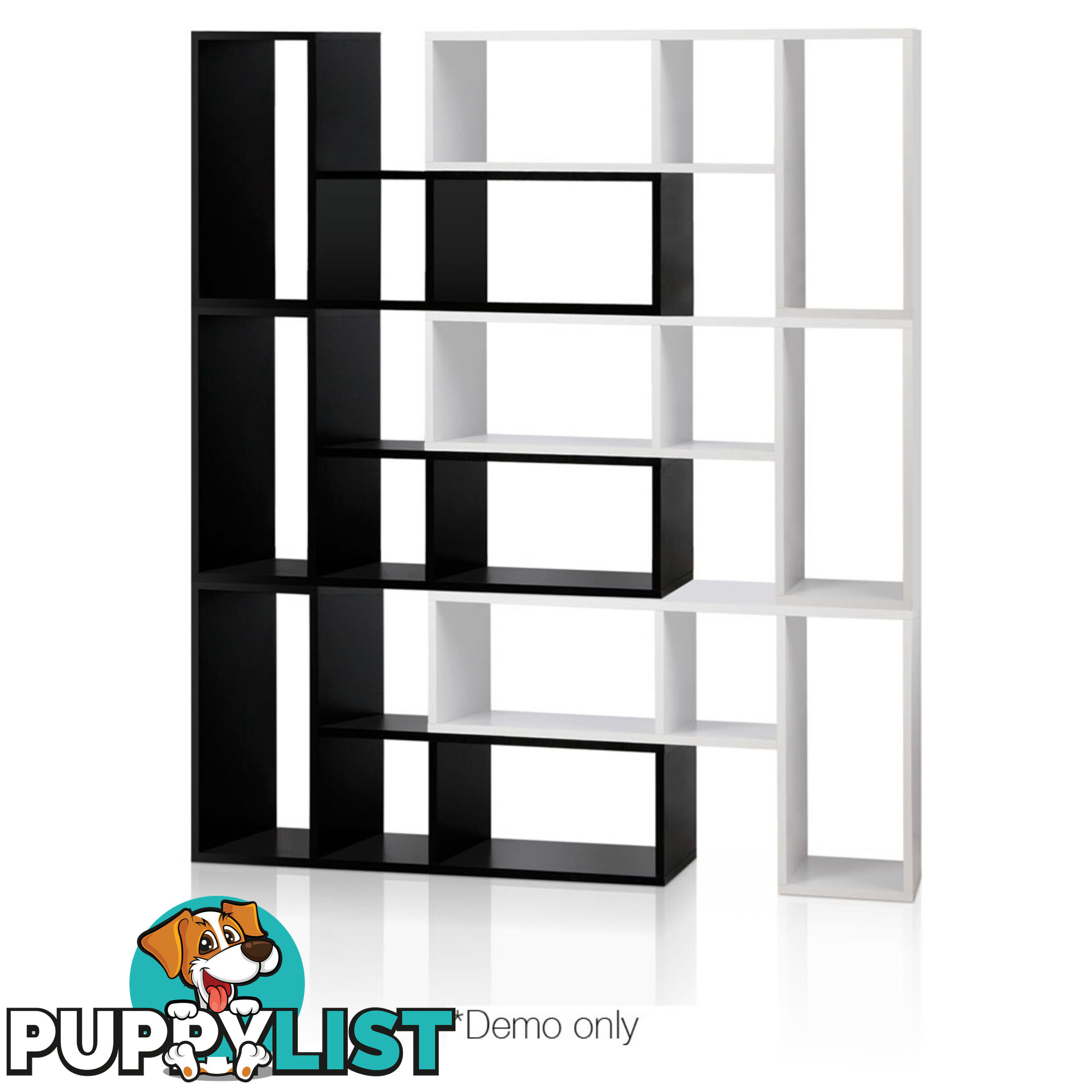 DIY L Shaped Display Shelf - White