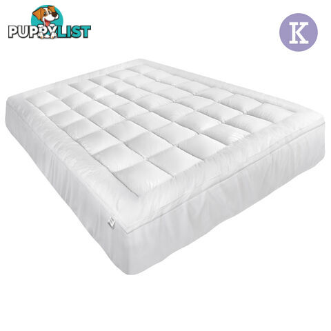 Pillowtop Mattress Topper Memory Resistant Protector Pad Cover King