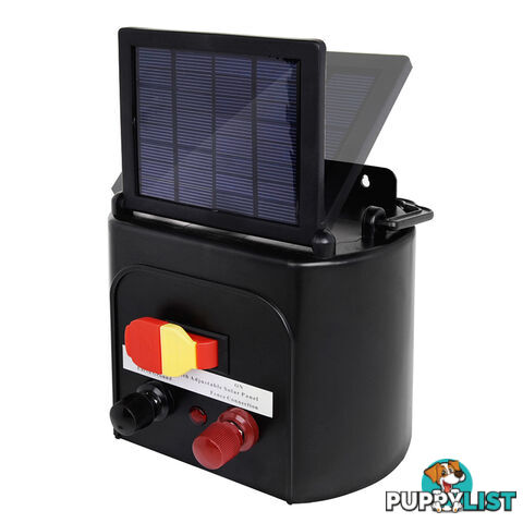 Solar Power Electric Fence Energiser Energizer Charger 8Km / 0.3J