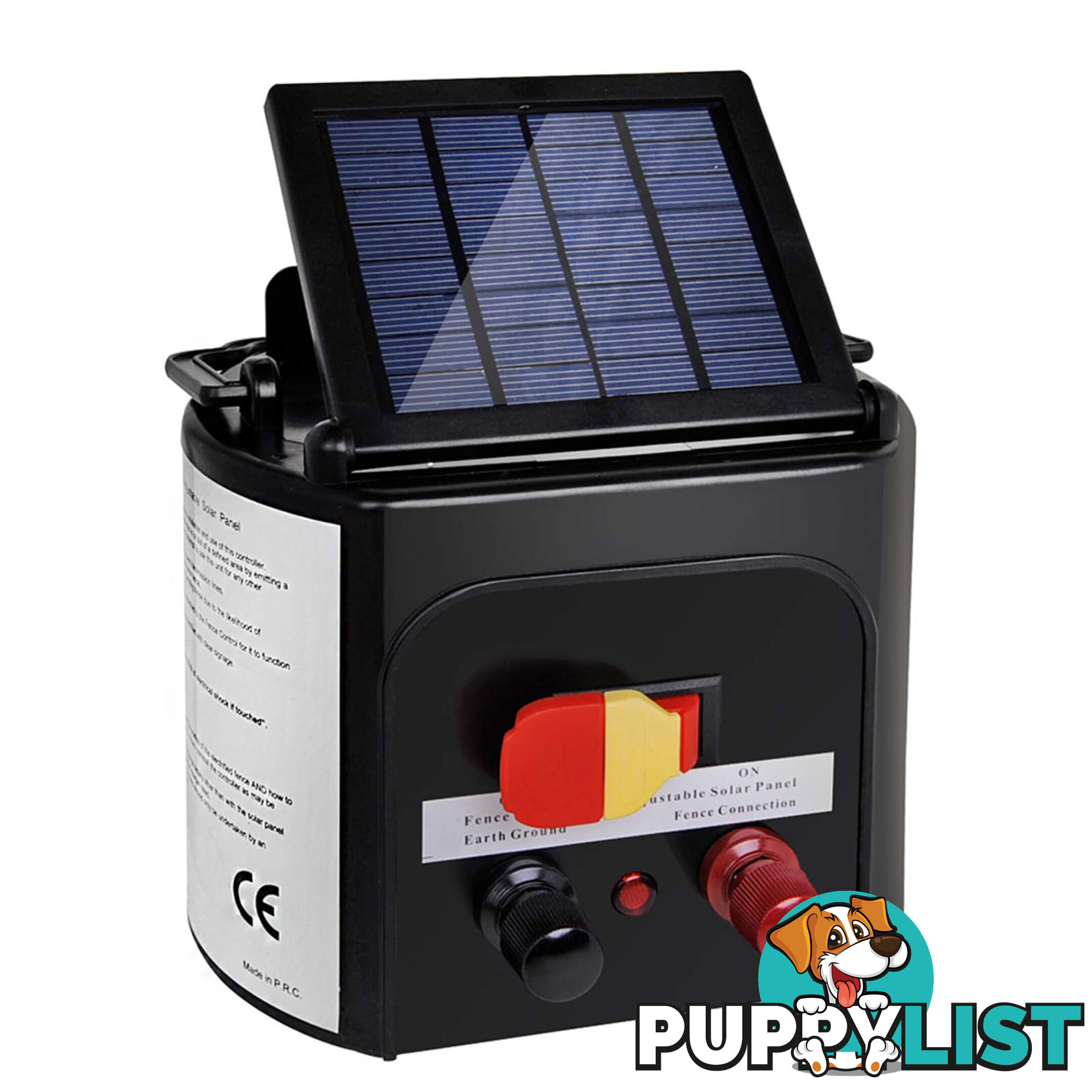 Solar Power Electric Fence Energiser Energizer Charger 8Km / 0.3J