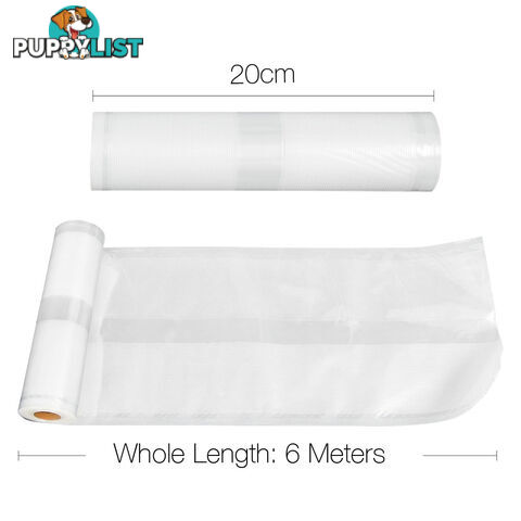 Set of 2 6m Food Sealer Rolls