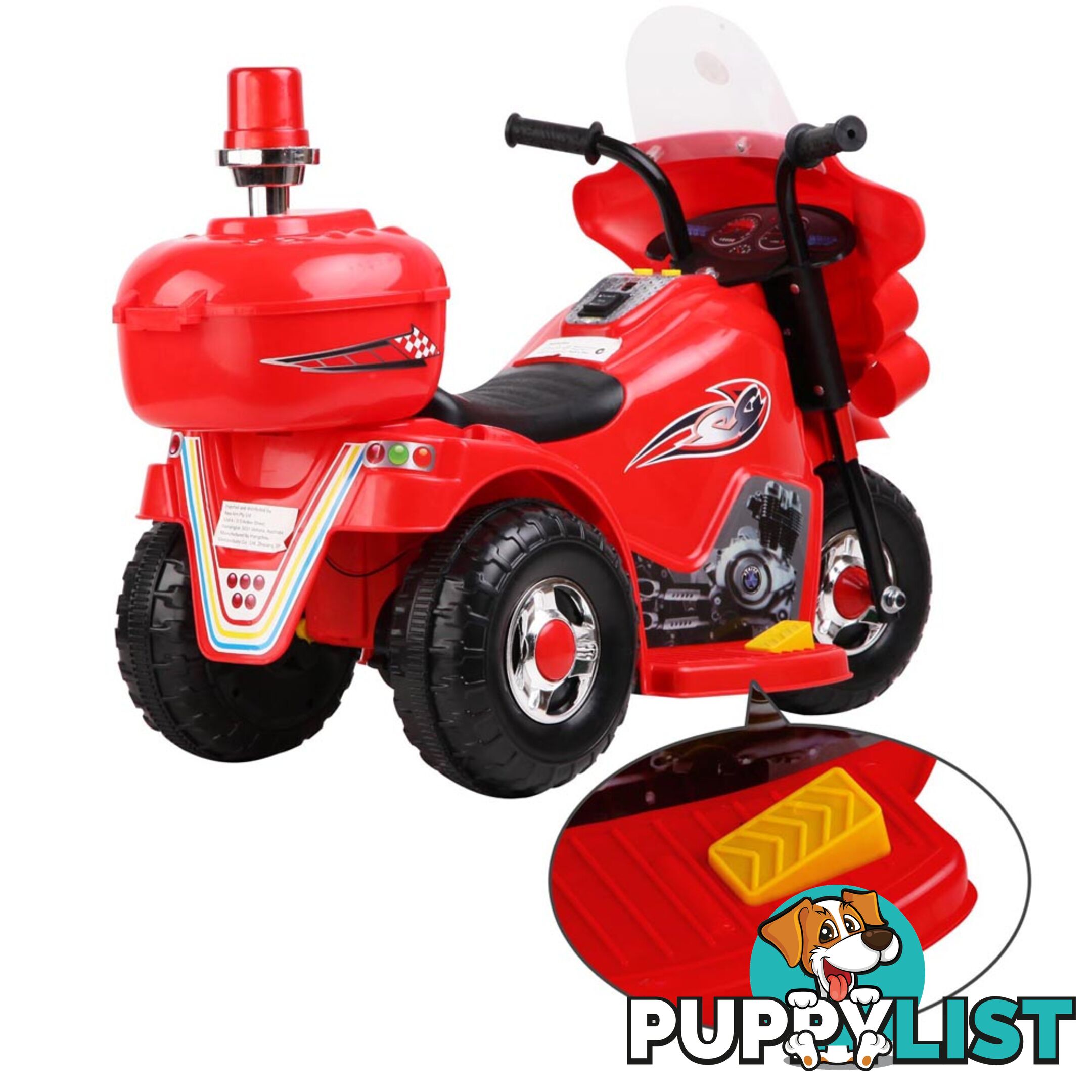 Kids Ride on Motorbike Red