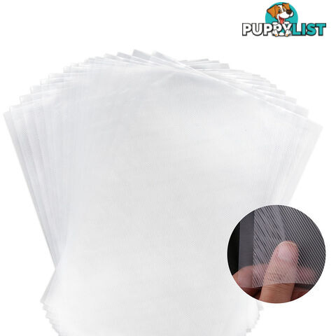 100 Food Sealer Bags: 20 x 30cm