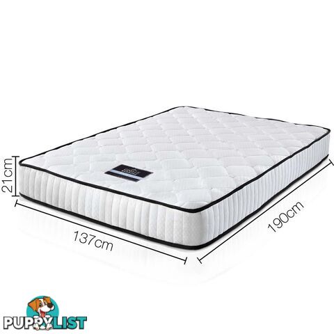 High Density Foam Pocket Spring Mattress 21cm Double