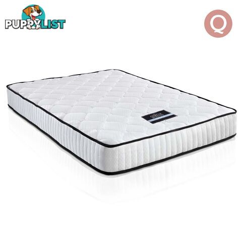 High Density Foam Pocket Spring Mattress 21cm Queen