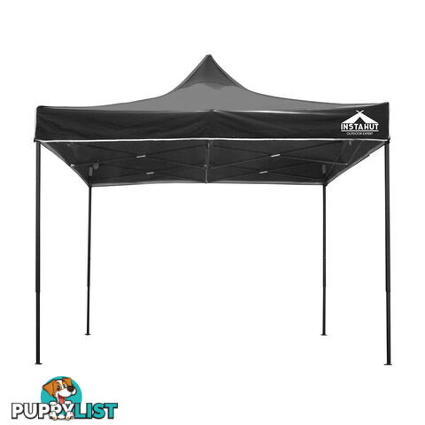 3m x 3m Pop-up Garden Outdoor Gazebo Black