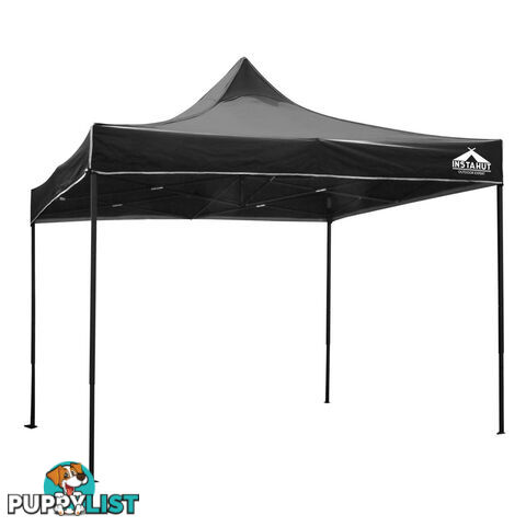 3m x 3m Pop-up Garden Outdoor Gazebo Black