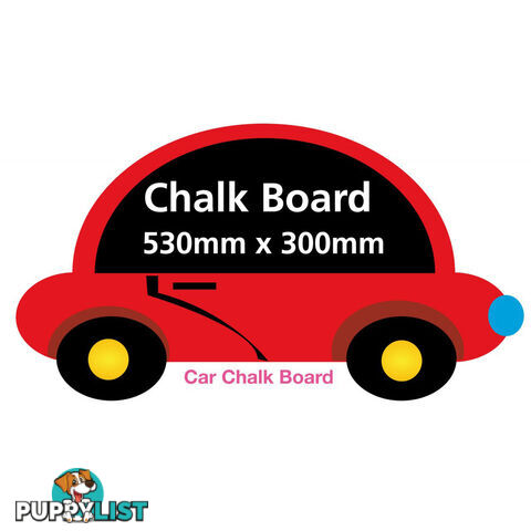 Boys Car Chalkboard - Totally Movable and Reusable