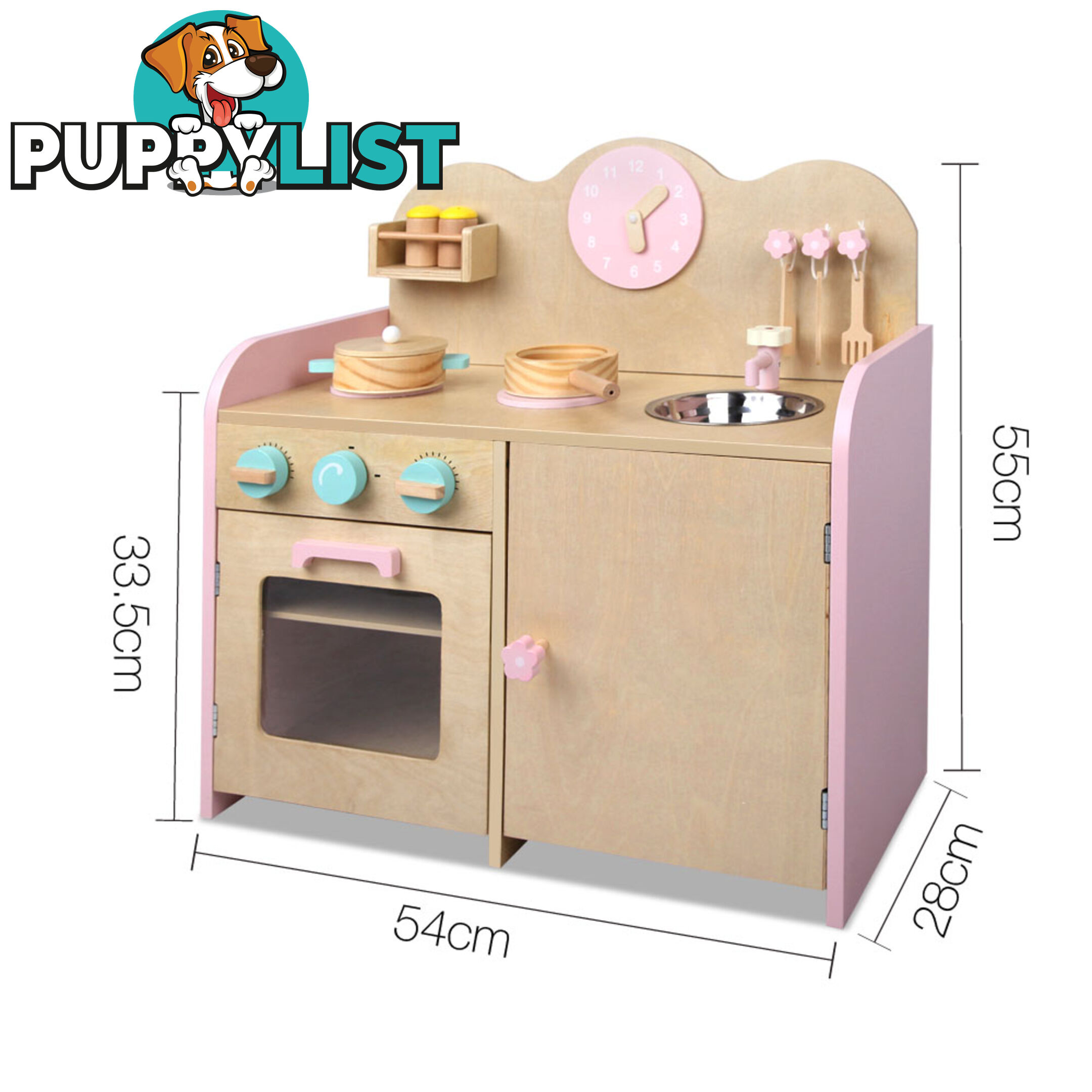 7 piece Wooden Kitchen Set