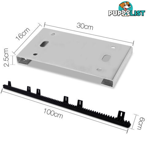 Automatic Sliding Gate Opener with 2 Remote Controls