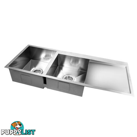 Stainless Steel Kitchen/Laundry Sink w/ Strainer Waste 1135 x 450mm