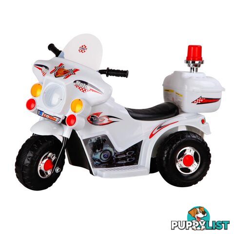 Kids Ride on Motorbike White