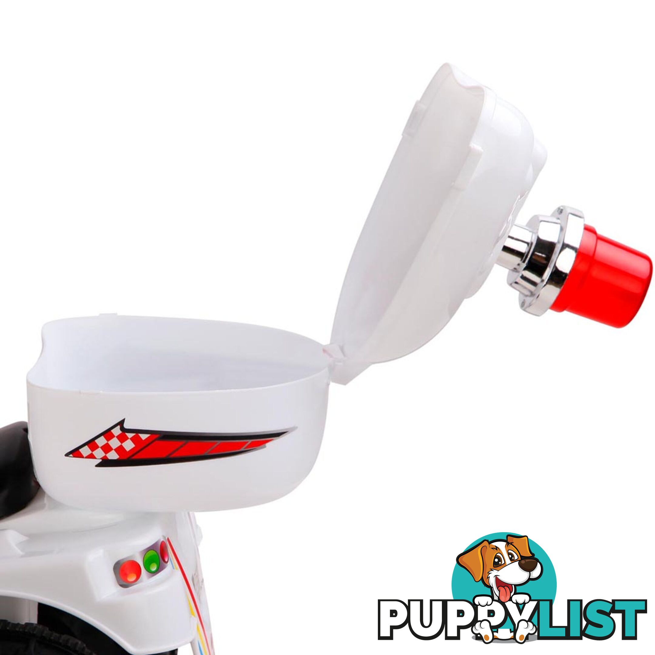 Kids Ride on Motorbike White