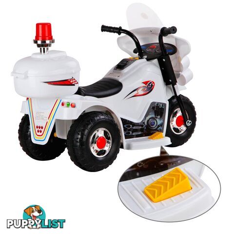 Kids Ride on Motorbike White