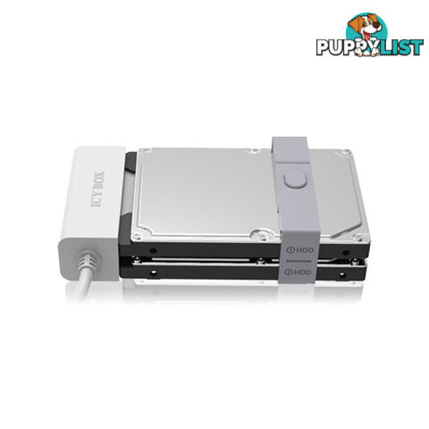 ICY BOX (IB-AC622-U3)Dual-Adapter 2.5" SATA HDD/SSD USB 3.0 Host JBOD Function