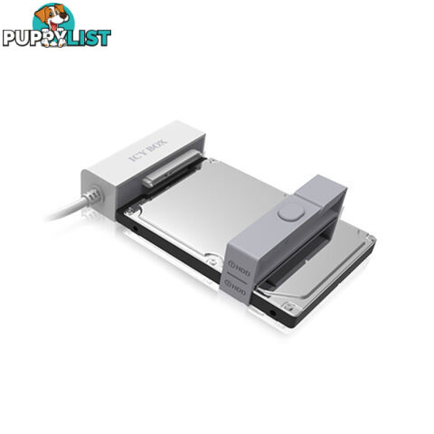 ICY BOX (IB-AC622-U3)Dual-Adapter 2.5" SATA HDD/SSD USB 3.0 Host JBOD Function