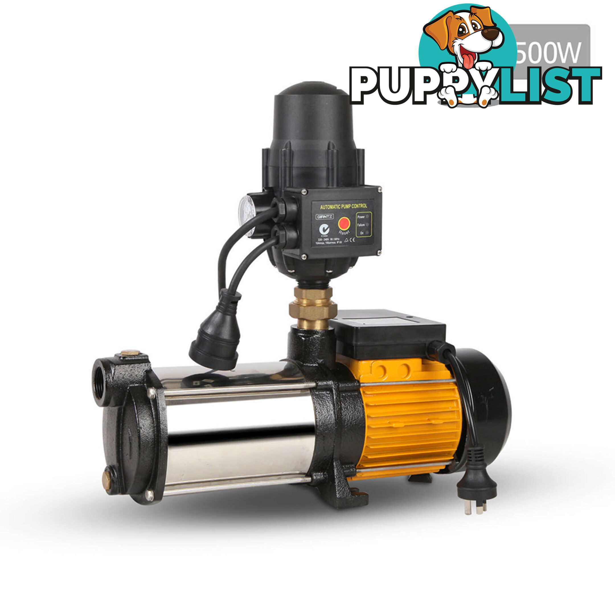 Weatherproof  2500W  9000L/H Flow Rate Pressure Pump