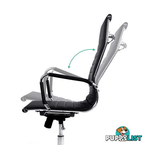 Eames Replica PU Leather High Back Executive Computer Office Chair Black