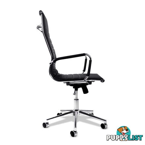 Eames Replica PU Leather High Back Executive Computer Office Chair Black