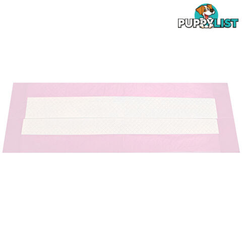 50 Puppy Pet Dog Toilet Training Pads Pink