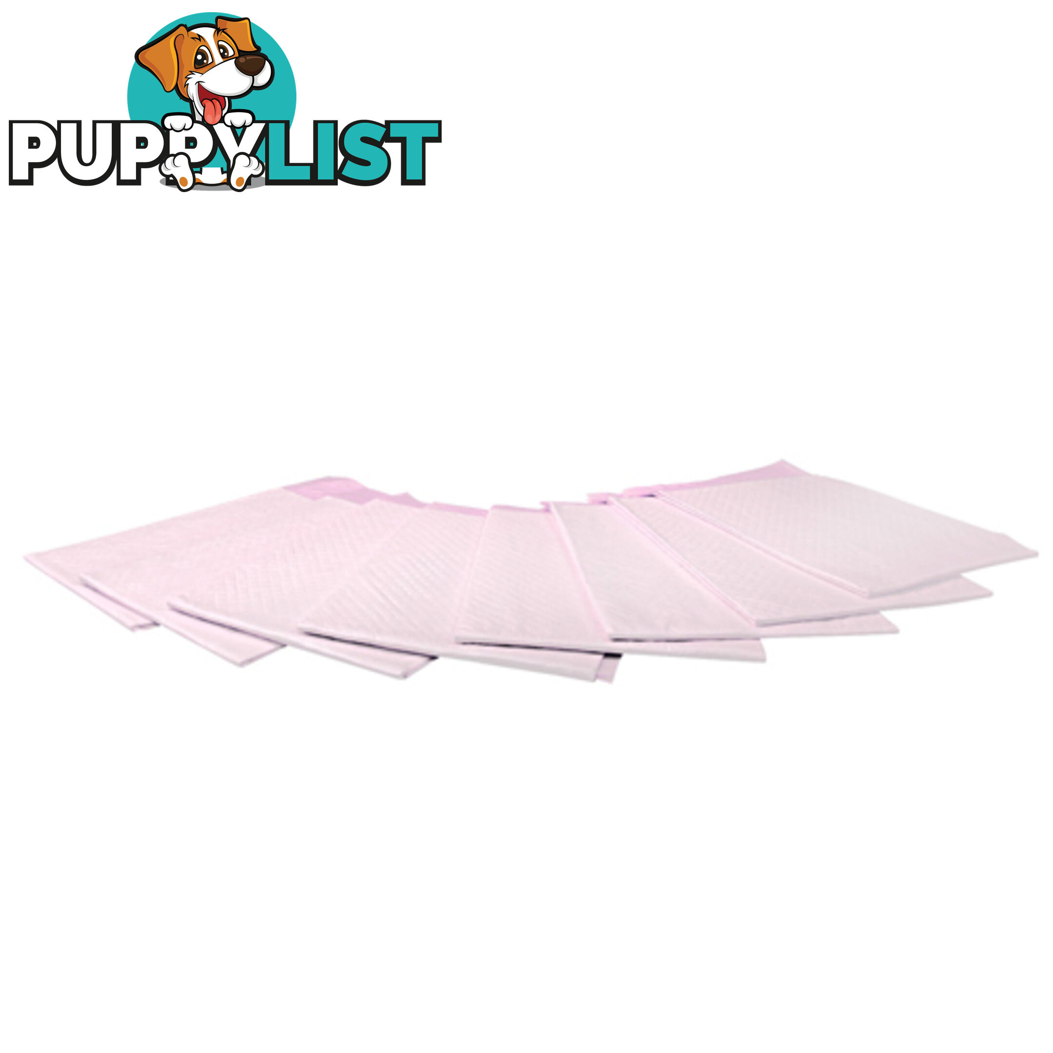 50 Puppy Pet Dog Toilet Training Pads Pink