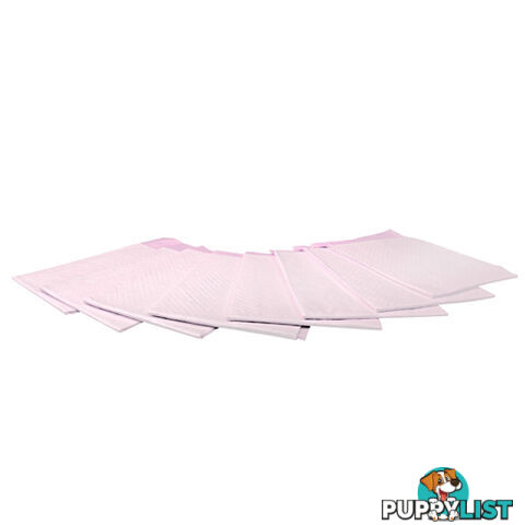 50 Puppy Pet Dog Toilet Training Pads Pink