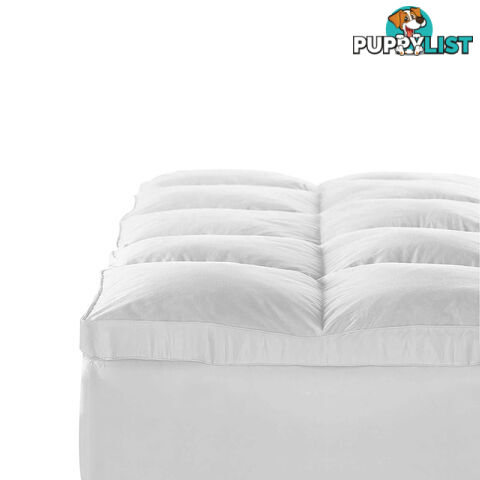 Duck Feather & Down Pillowtop Matress Topper - Double