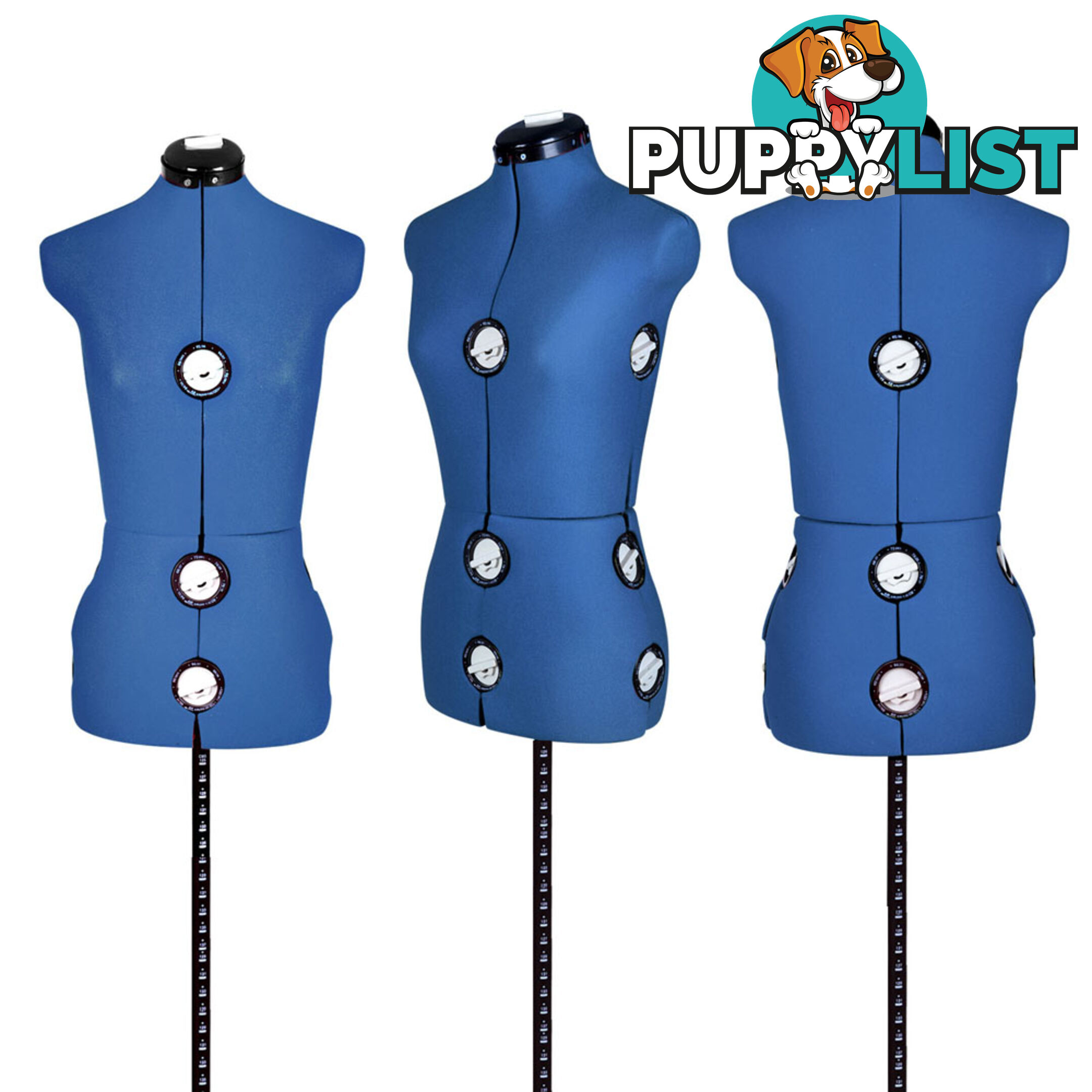 Adjustable Dressmaking Mannequin SZ8-14 - Blue