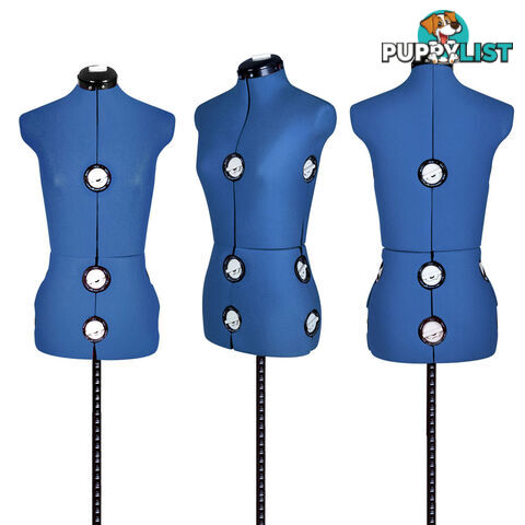 Adjustable Dressmaking Mannequin SZ8-14 - Blue