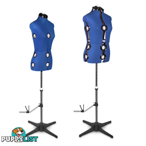 Adjustable Dressmaking Mannequin SZ8-14 - Blue