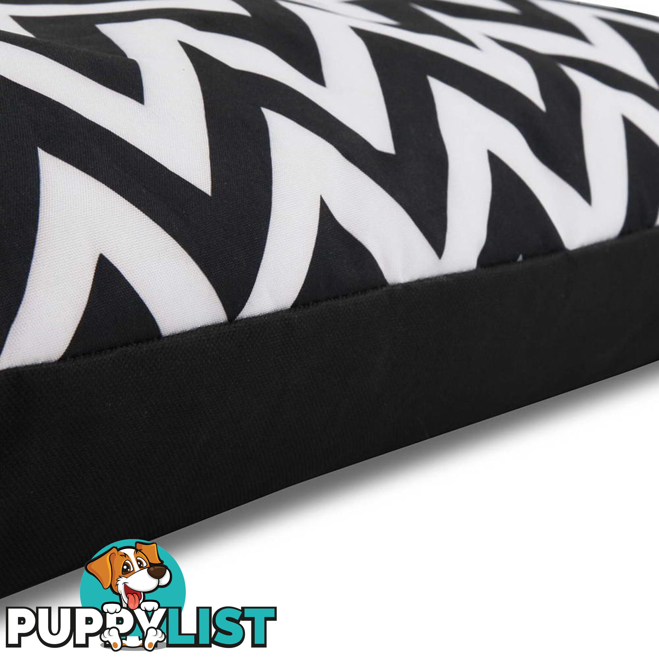 Washable Wavy Stripe Heavy Duty Pet Bed - XXLarge