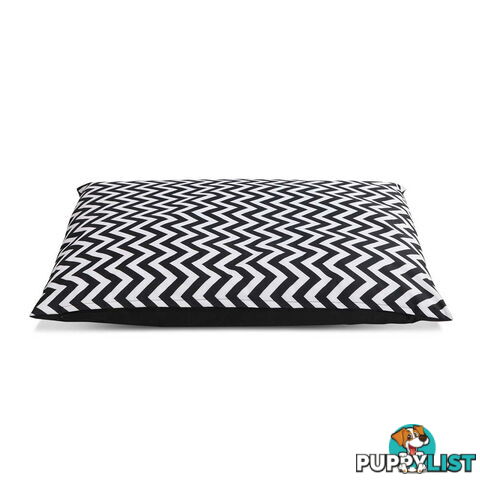 Washable Wavy Stripe Heavy Duty Pet Bed - XXLarge