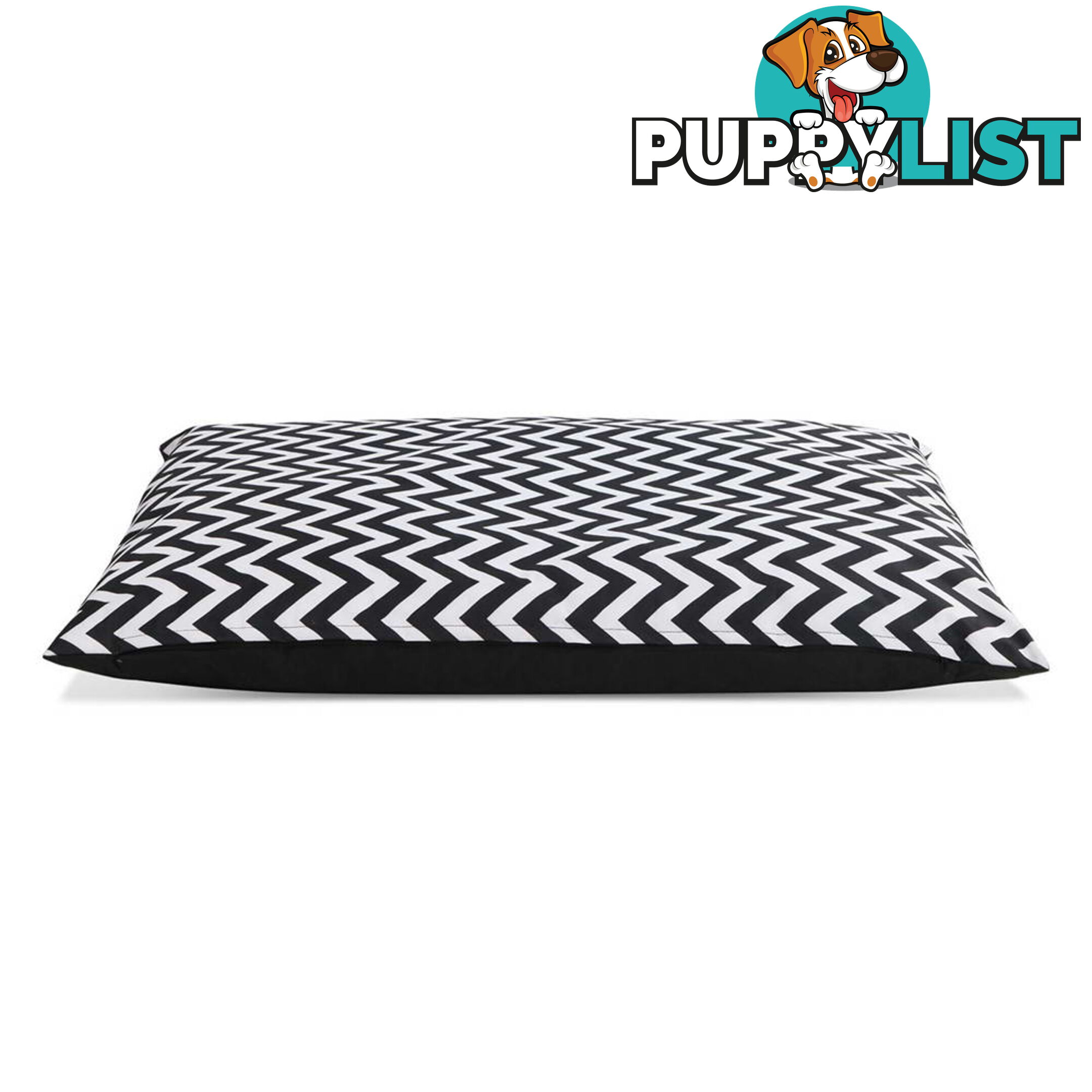 Washable Wavy Stripe Heavy Duty Pet Bed - XXLarge