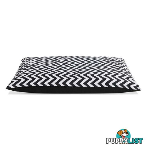 Washable Wavy Stripe Heavy Duty Pet Bed - XXLarge