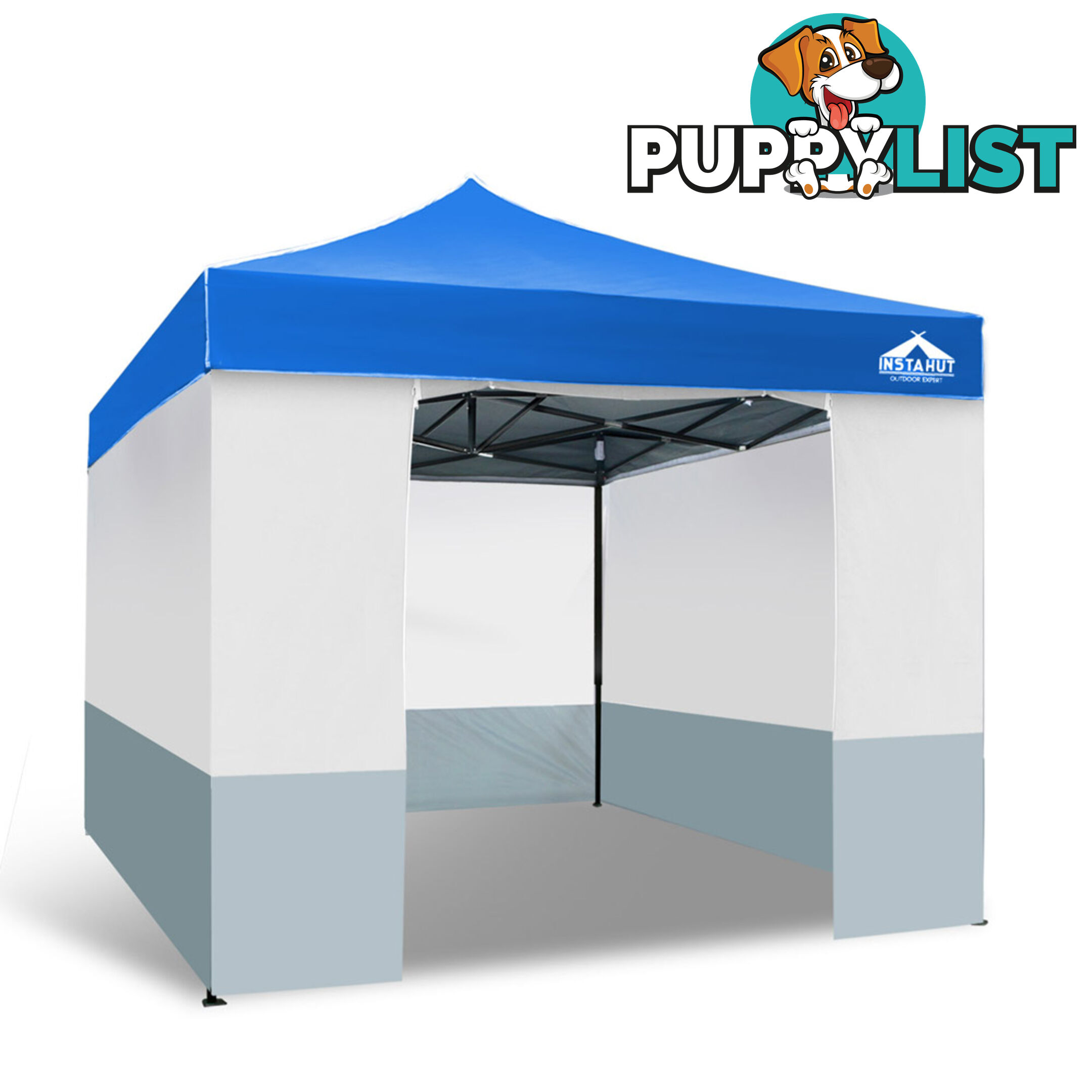 3X3 Pop Up Gazebo - Blue