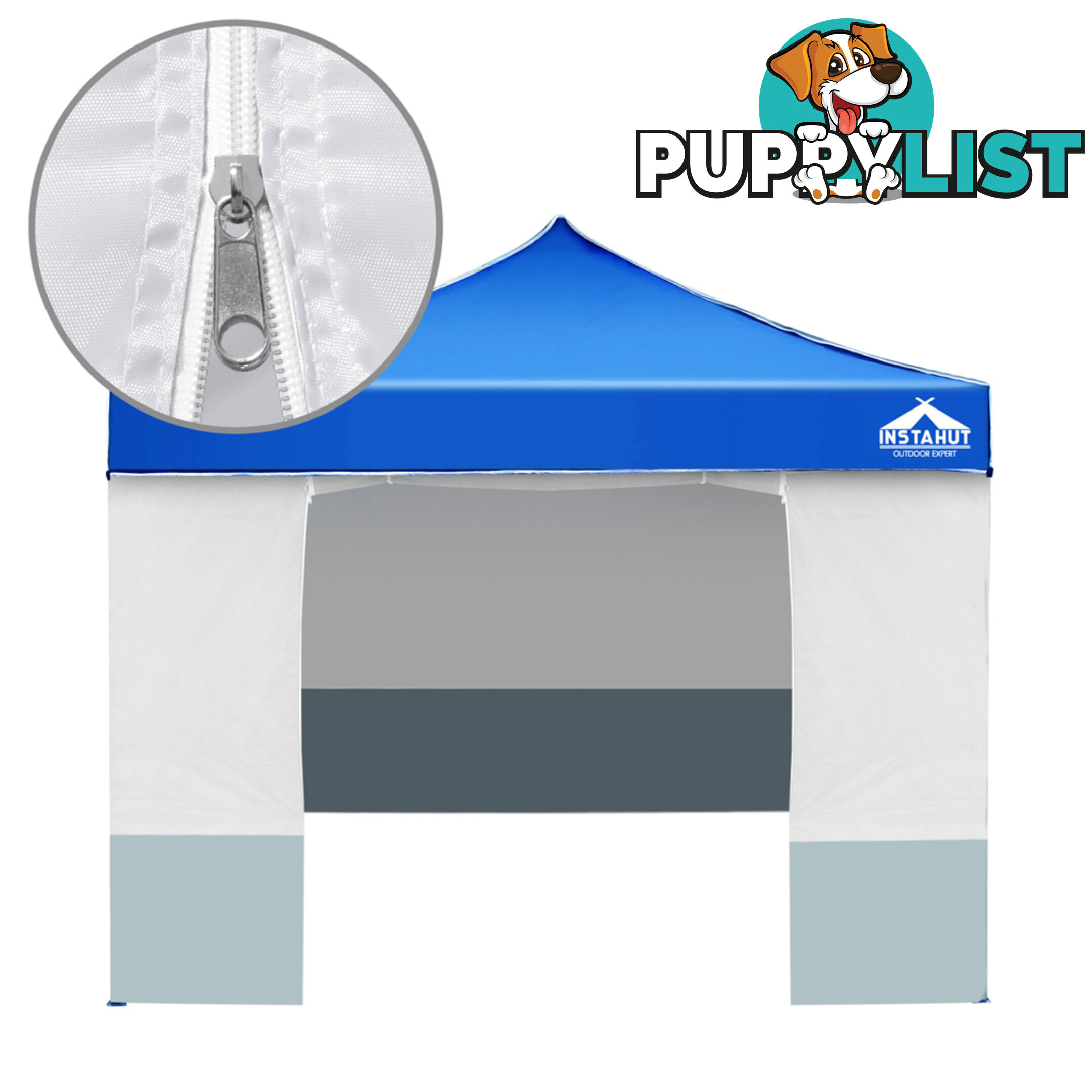 3X3 Pop Up Gazebo - Blue