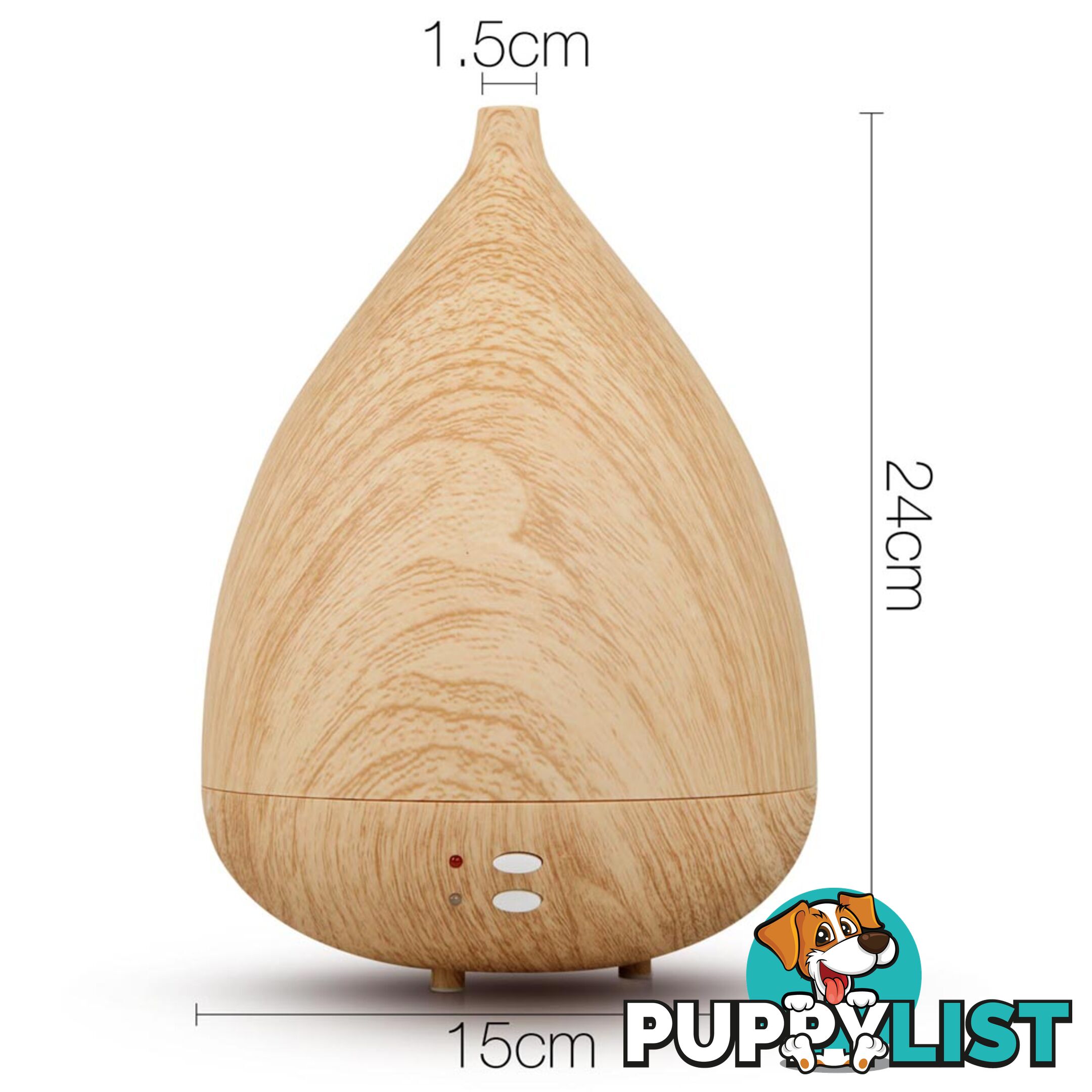 300ml 4-in-1 Aroma Diffuser Light Wood