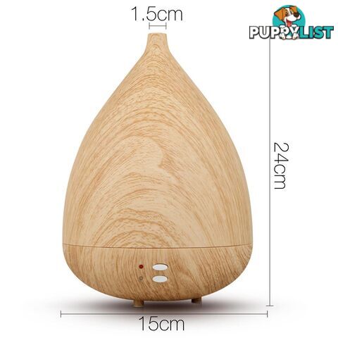 300ml 4-in-1 Aroma Diffuser Light Wood